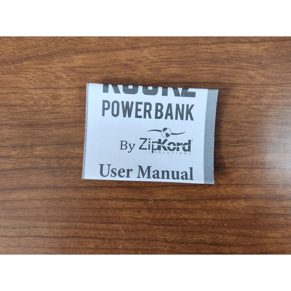 ZipKord Rockz External Power Bank 3600 mAh New Tested Working